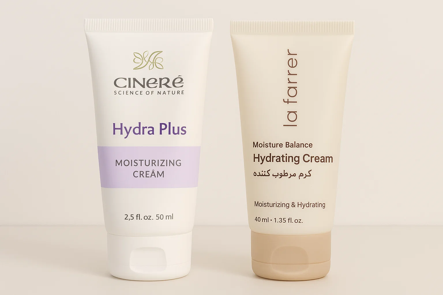 مقایسه آبرسان سینره و لافارر | کدام برای پوست شما مناسب‌تر است؟