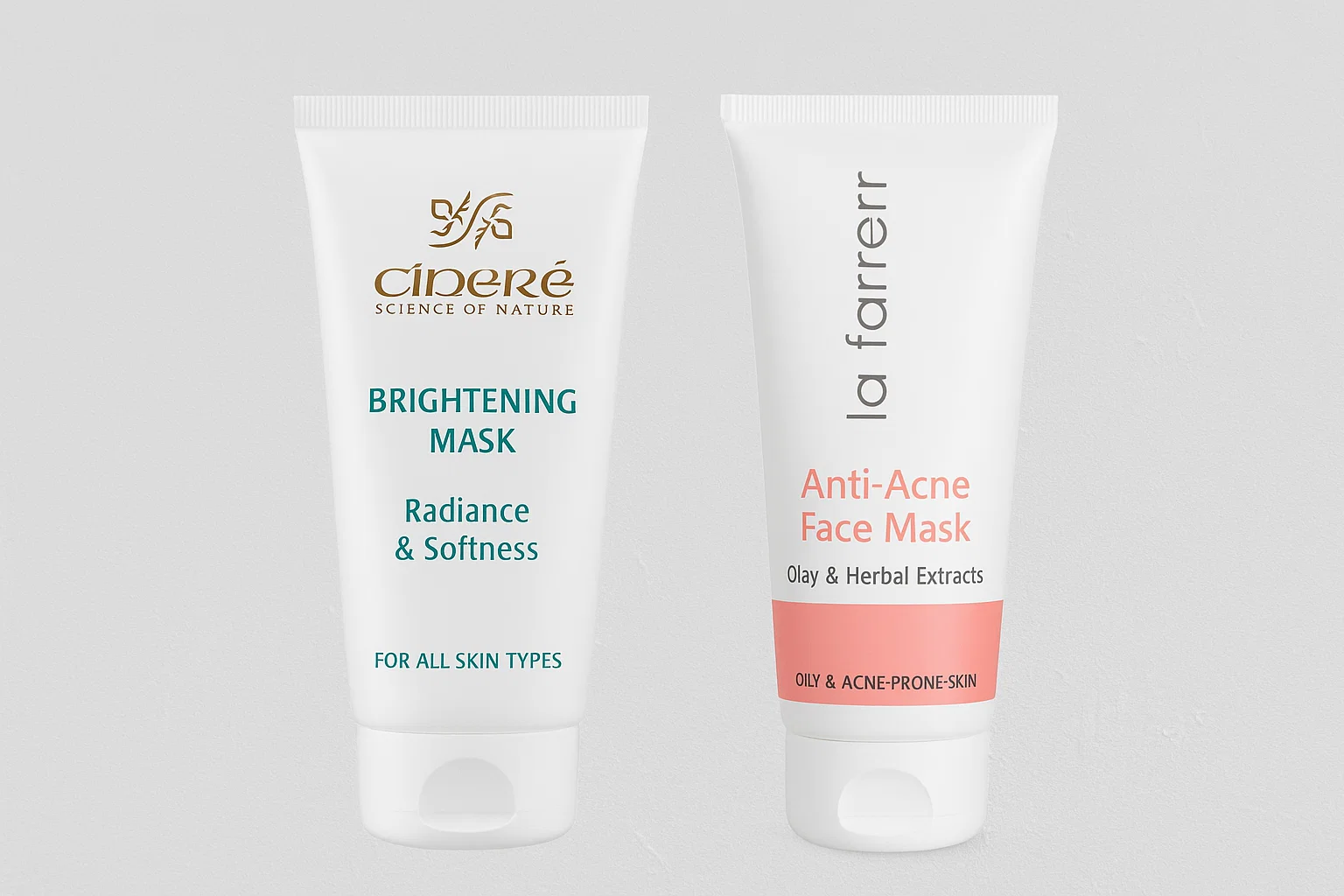 مقایسه ماسک صورت سینره و لافارر | کدام برای پوست شما بهتر است؟