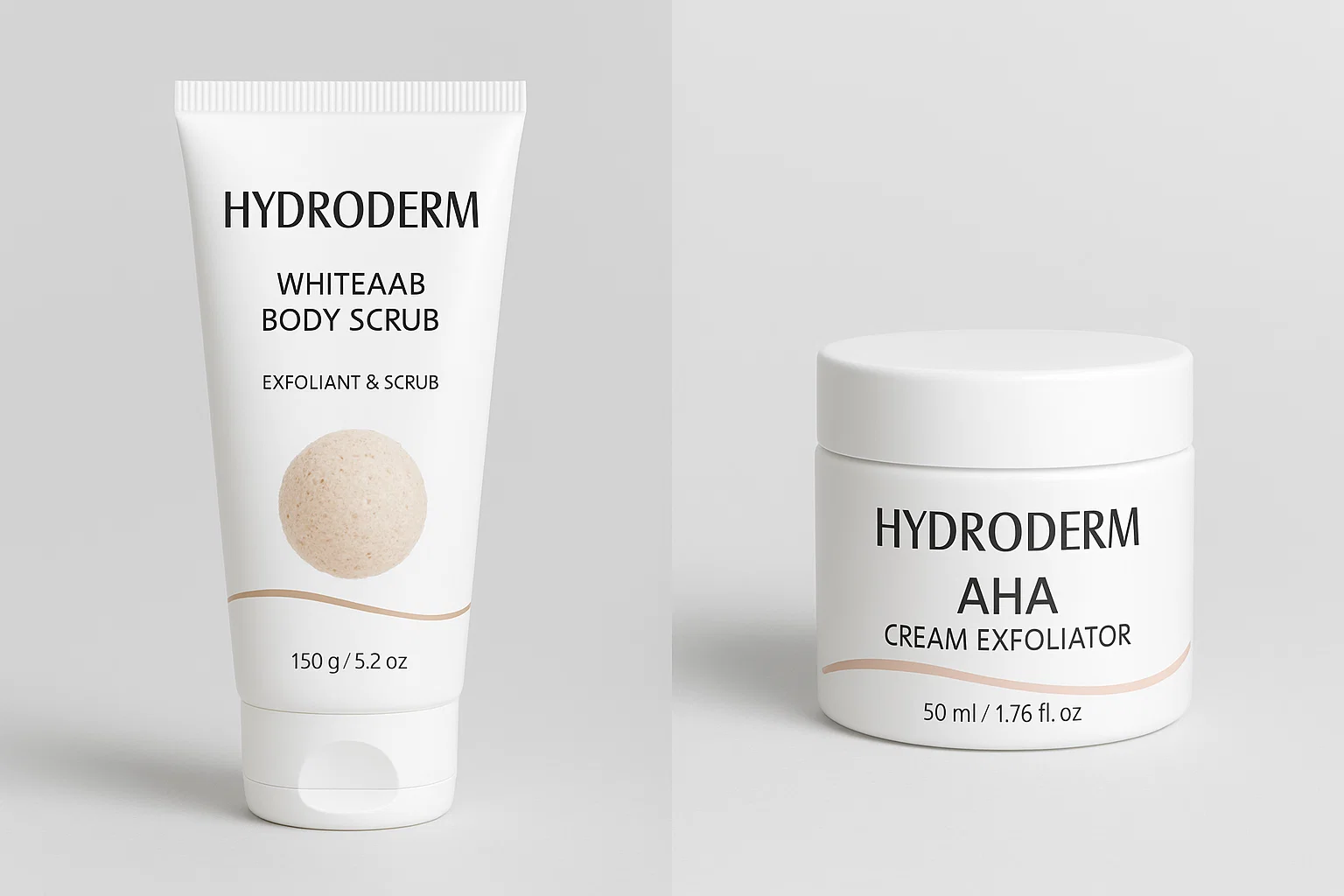 مقایسه اسکراب سفیدآب و لایه‌بردار هیدرودرم | بهترین انتخاب برای پوست شما